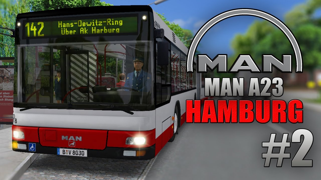 OMSI 2: MAN Stadtbusfamilie #2 - Mit dem MAN A23 NG 313 Gelenkbus durch Hamburg-Harburg!