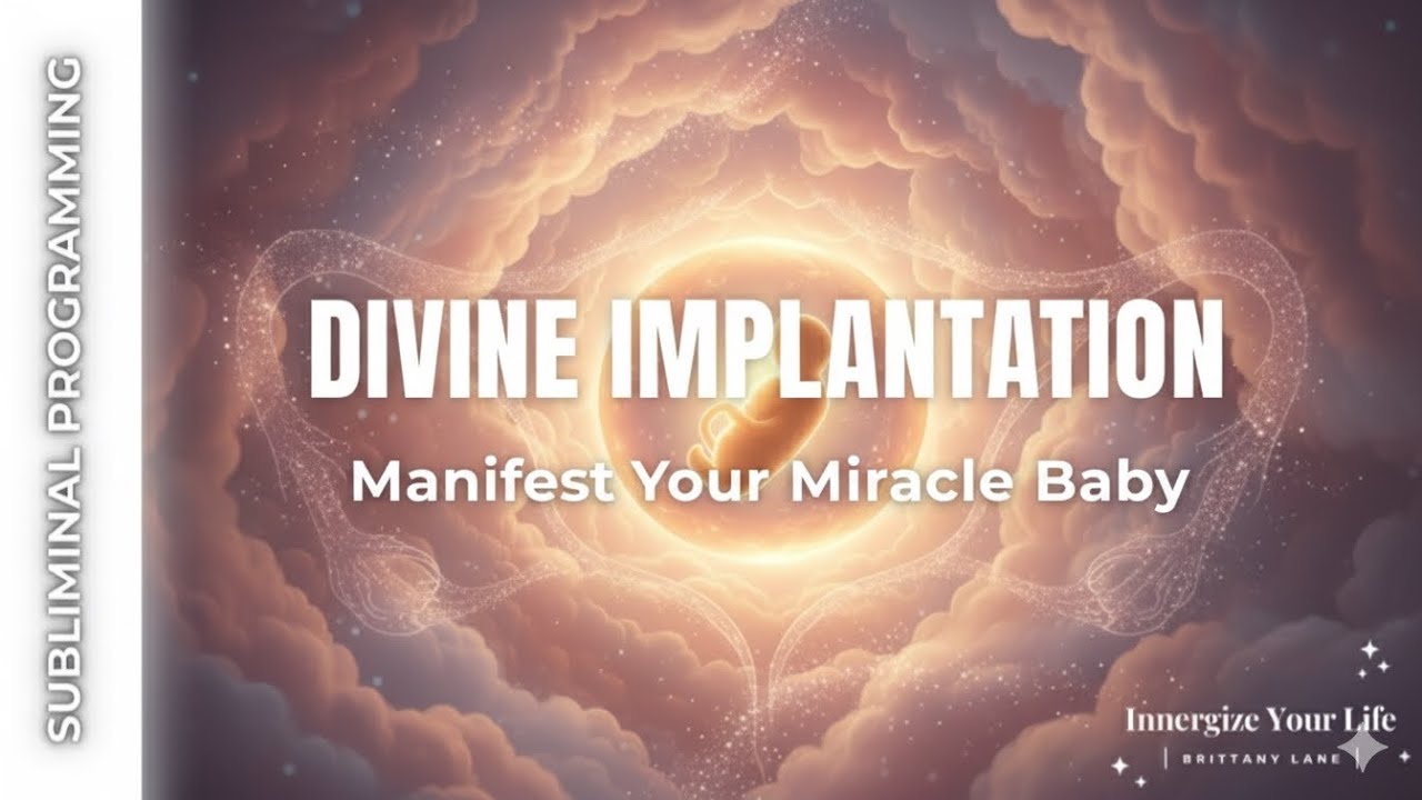 DIVINE IMPLANTATION: Manifest Your Miracle Baby | Powerful Subliminal Affirmations for IVF Transfer 