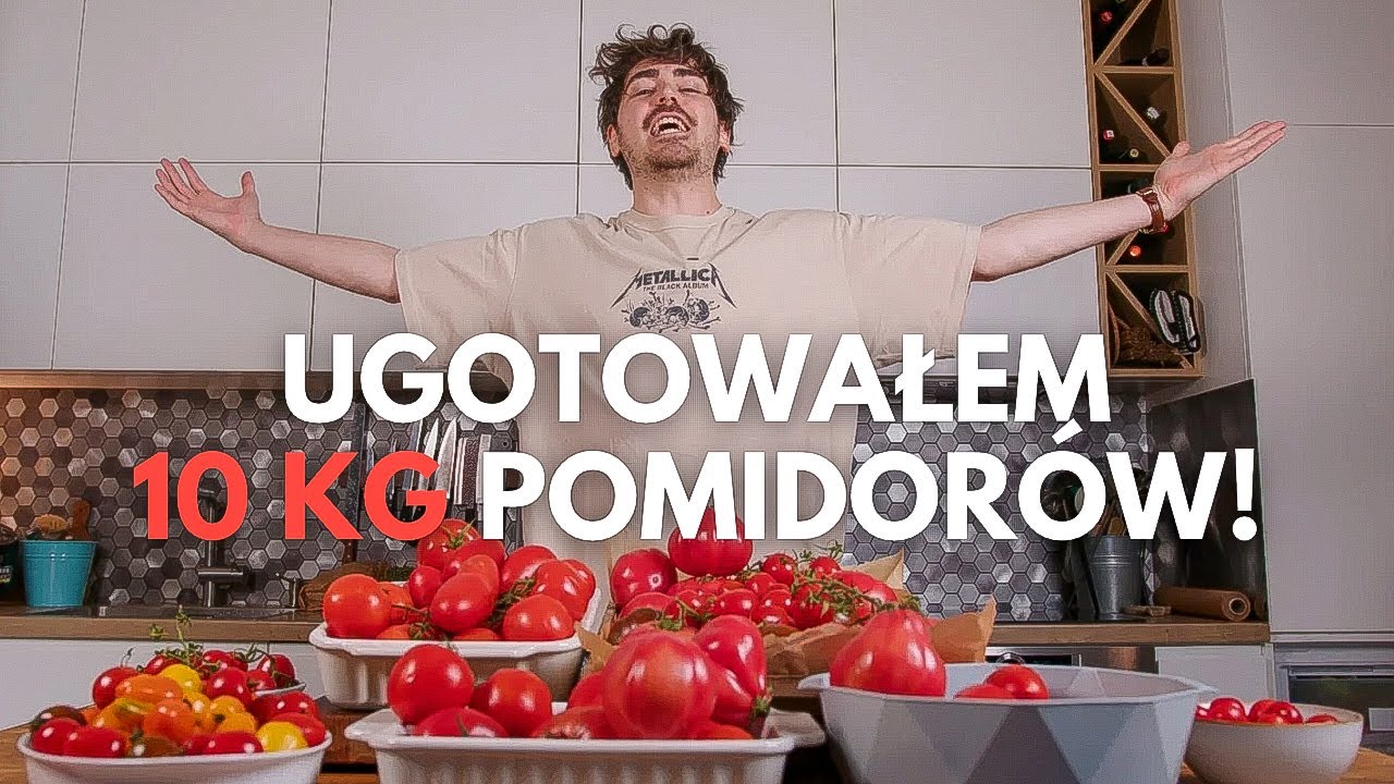 JAK UGOTOWAŁEM 10 KG POMIDORÓW?