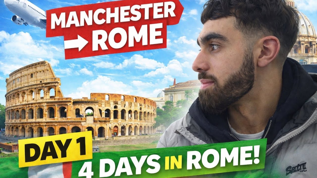 From Manchester to Rome 🇬🇧➡️🇮🇹 — I Almost Didn’t Make It 😧