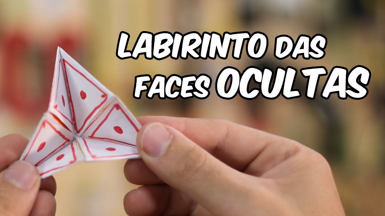 Desdobre um labirinto de faces ocultas, o hexahexaflexágono! (ORIGAMI)