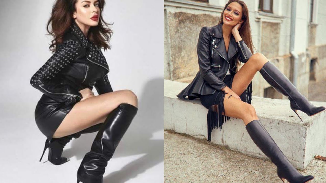 Knee high boots for a fashionable fall outfits for girls#21