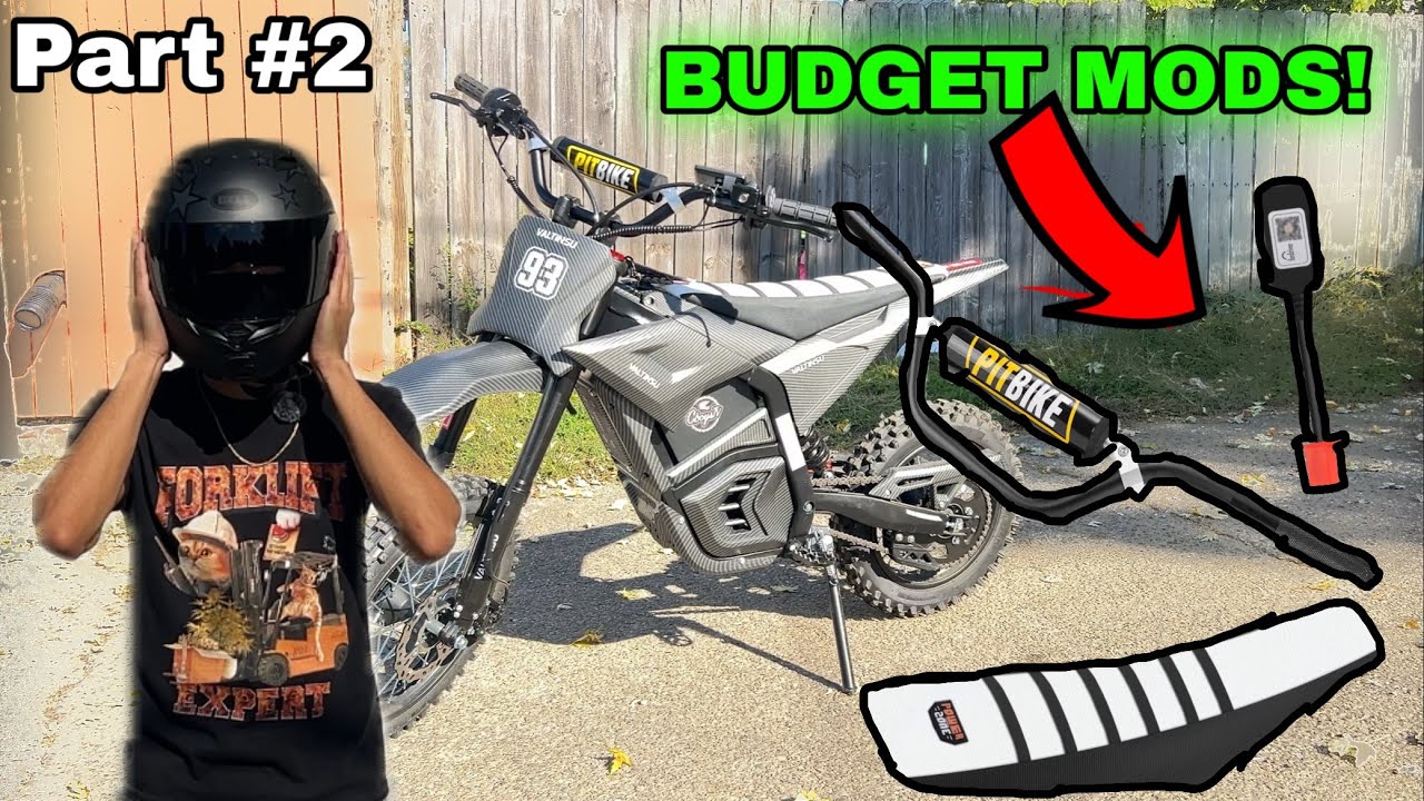 Valtinsu EM-5 Part #2 - BUDGET MODS! (Dongle Tune, Seat cover, handle bars) 