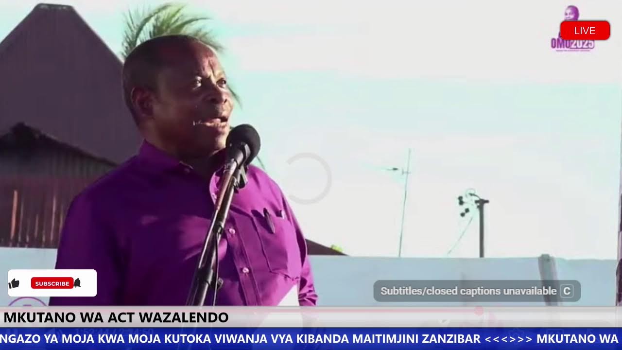 LIVE : ACT WAZALENDO WAFUNGA MKUTANO KINAMNA HII KIBANDA MAITI