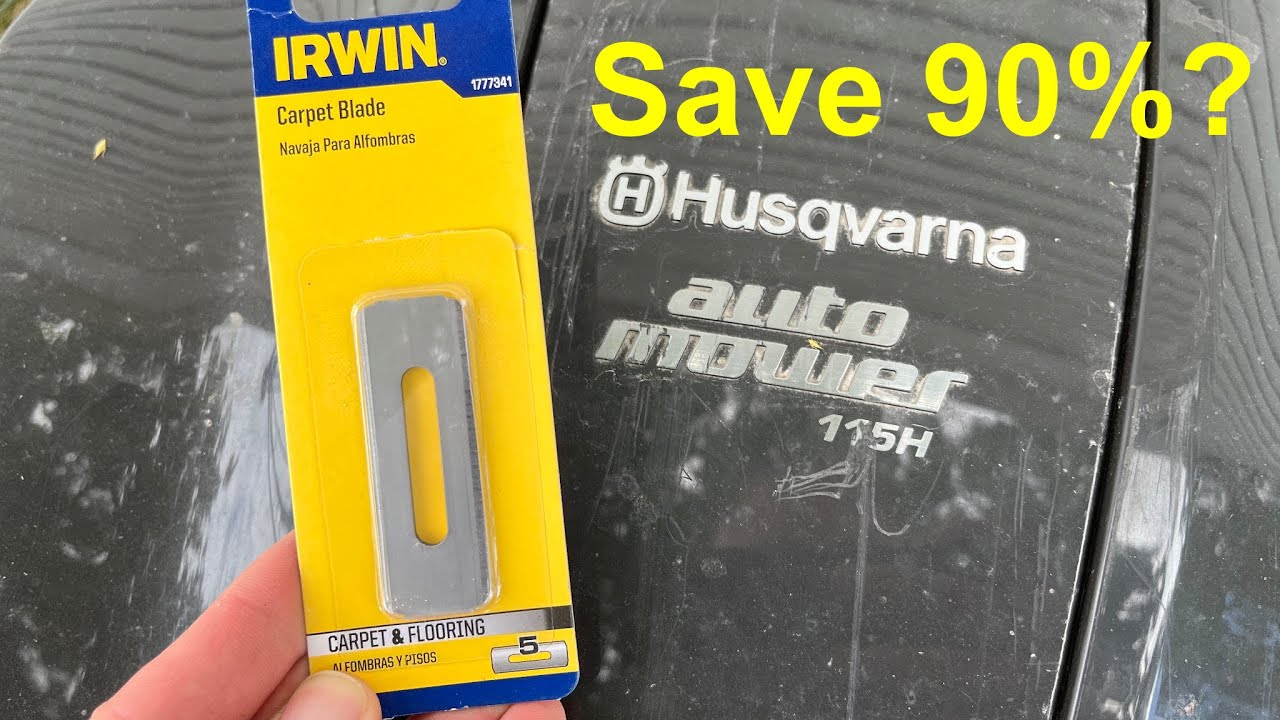 Automower Hack - Cut Your Lawn With Carpet Blades