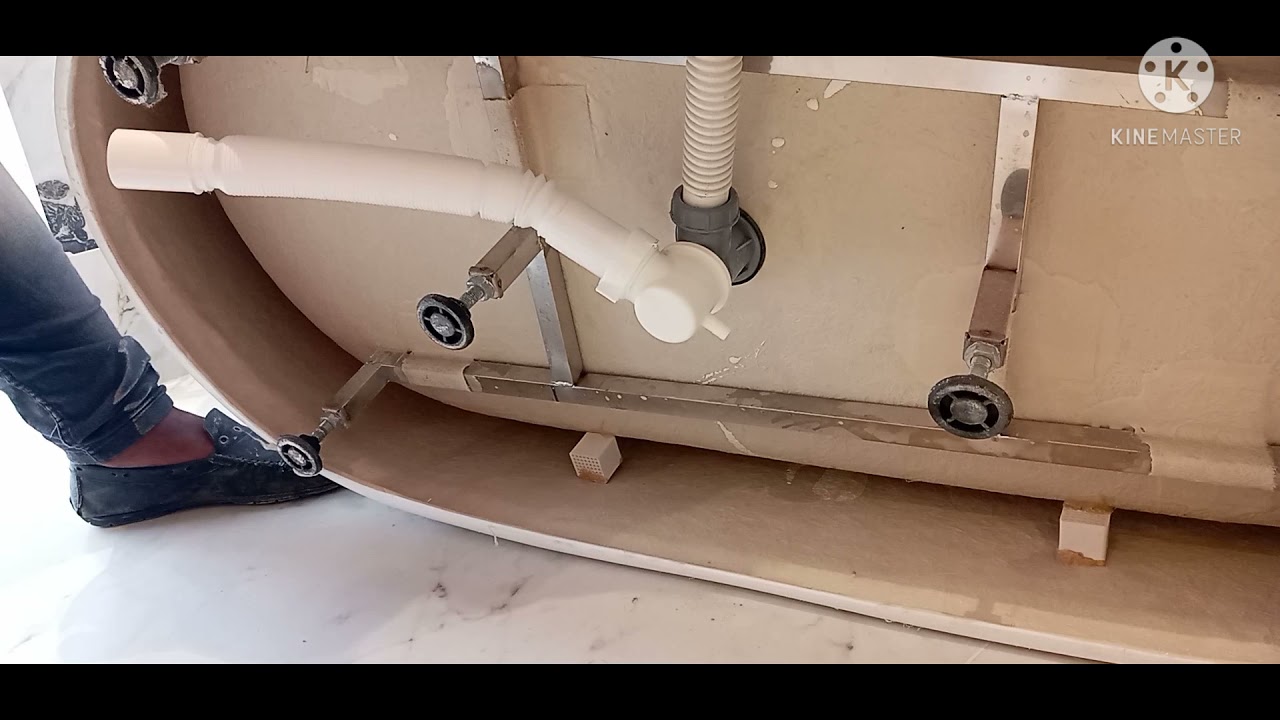 cómo instalar una  Tina  de baño