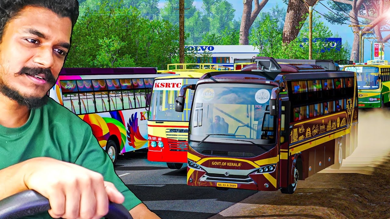 NAVA KERALA BUS RIDE  പത്തനംതിട്ട ROUTE 🔥 😮 Maalbro Gaming