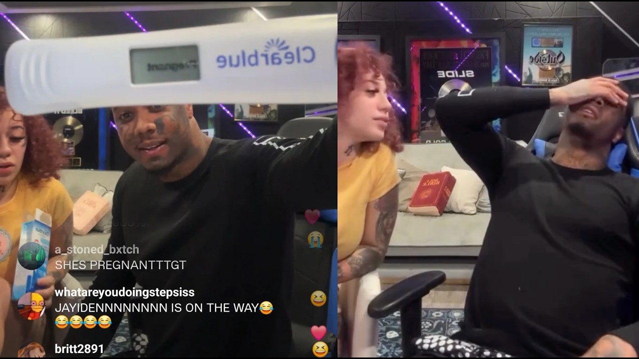 Blueface REACTS To Ex Girlfriend Navaeh Getting Pregnancy😳 Reveals Test Reaults Live 