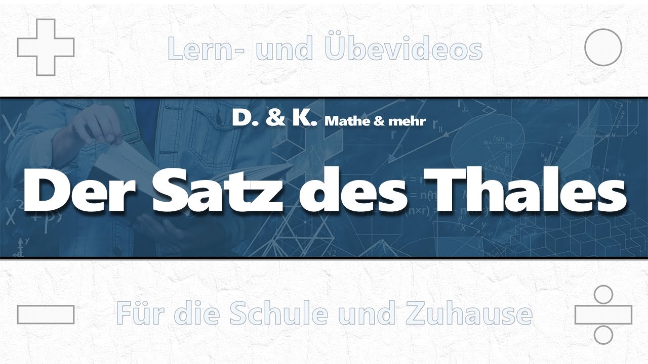 06 Der Satz des Thales | Mathematik | Dreiecke