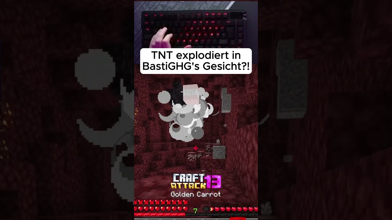 BastiGHG Craft Attack TNT Clip #clip #minecraft #bastighg #twitchde #craftattack