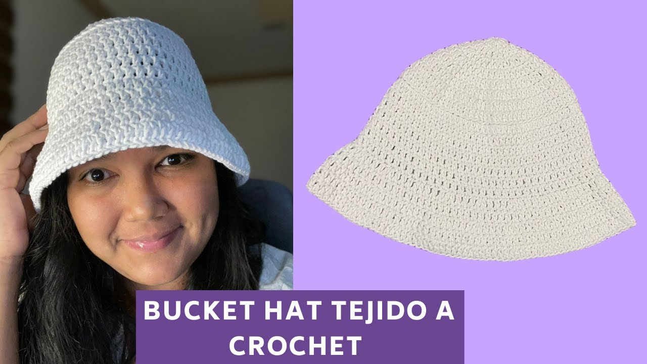 👒BUCKET HAT tejido a CROCHET/ Sombrero de pescador🧶BUCKET HAT woven to CROCHET / Fisherman's hat