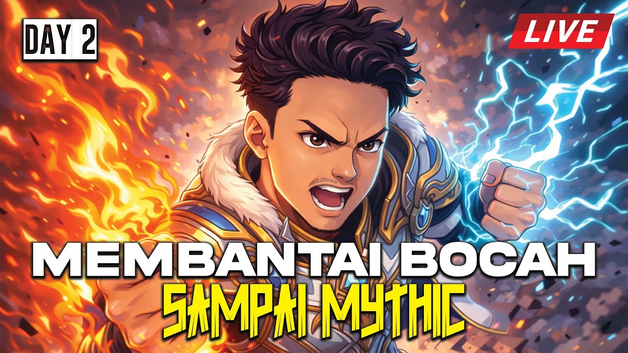DAY 2 MEMBANTAI BOCAH SAMPAI KE MYTHIC