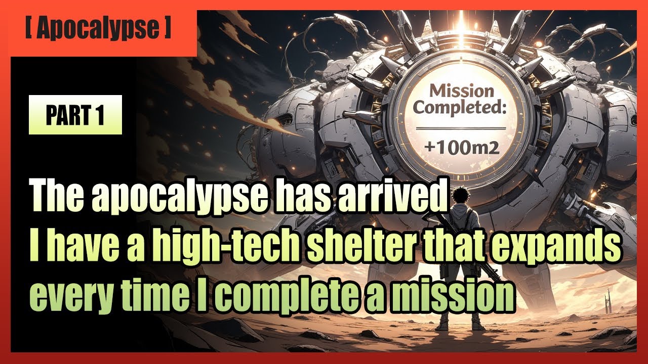 The apocalypse has arrived,  I have a high-tech shelter that expands every time I complete a mission