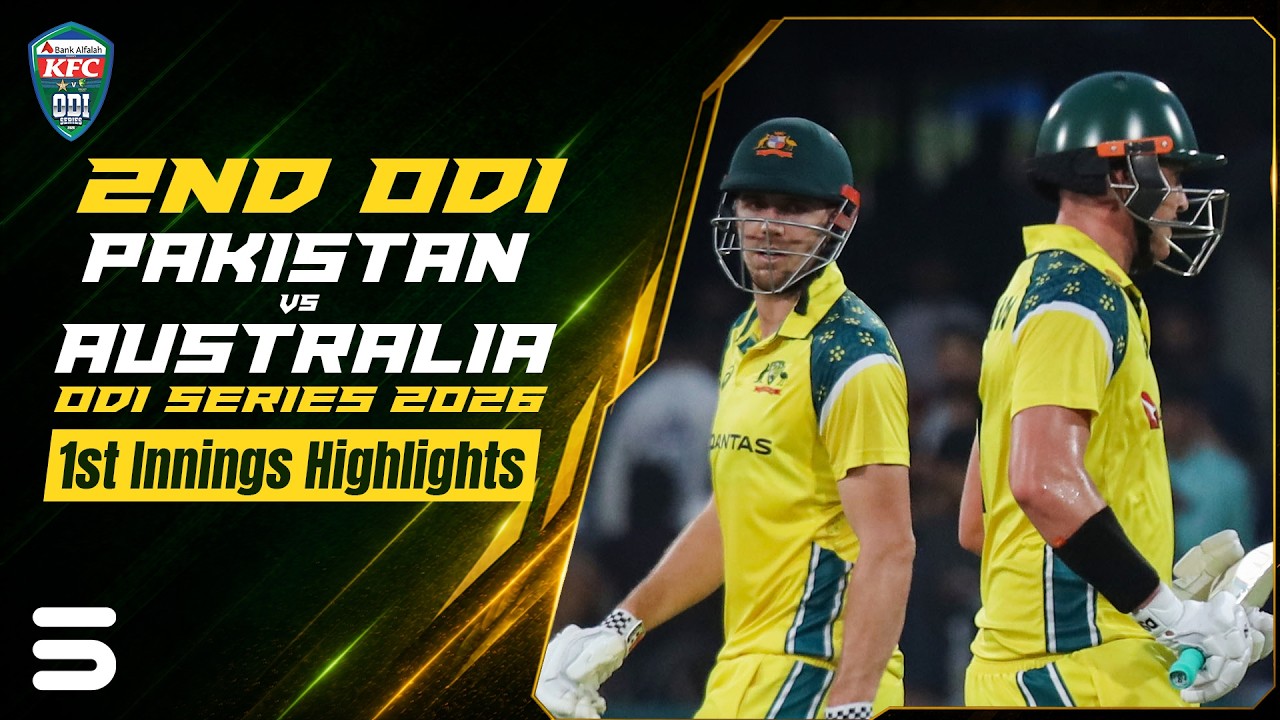 1st Innings Highlights | Pakistan vs Australia | Match 02 | ODI Series 2026 | PCB | M9J1H
