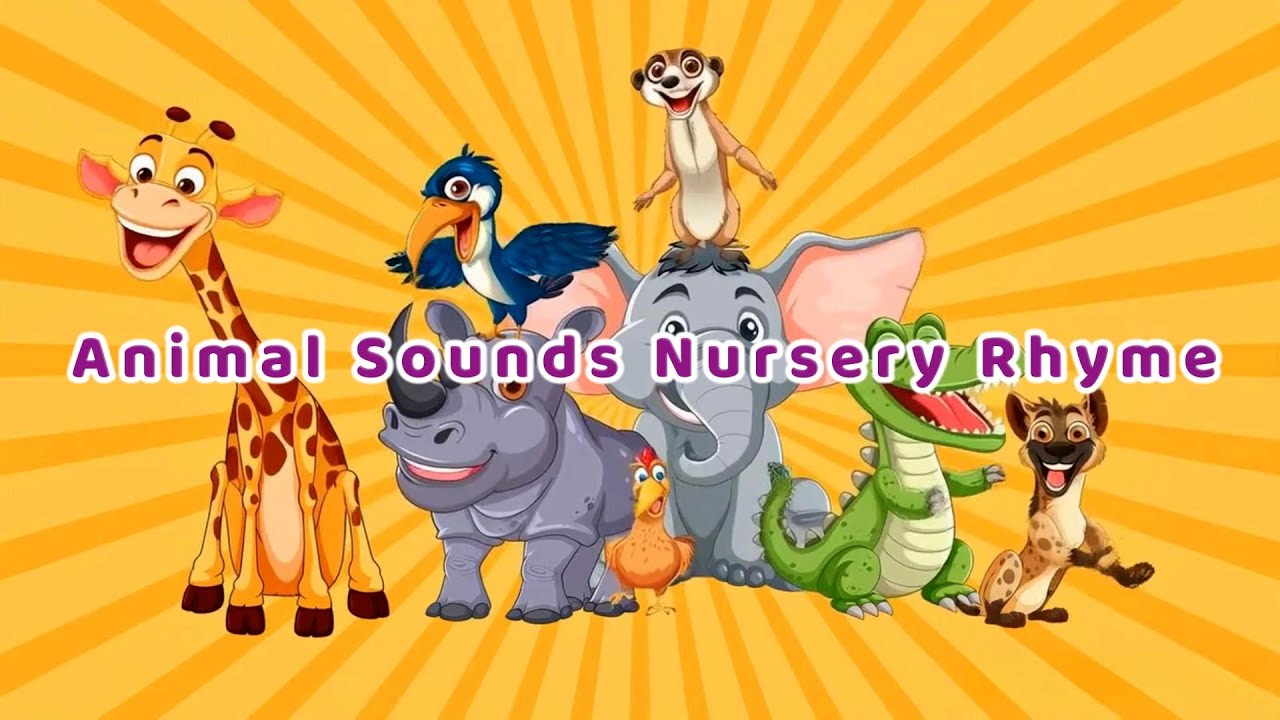 Animal Sounds Nursery Rhyme for kids | Animal sounds for kids | nursery rhyme for kids