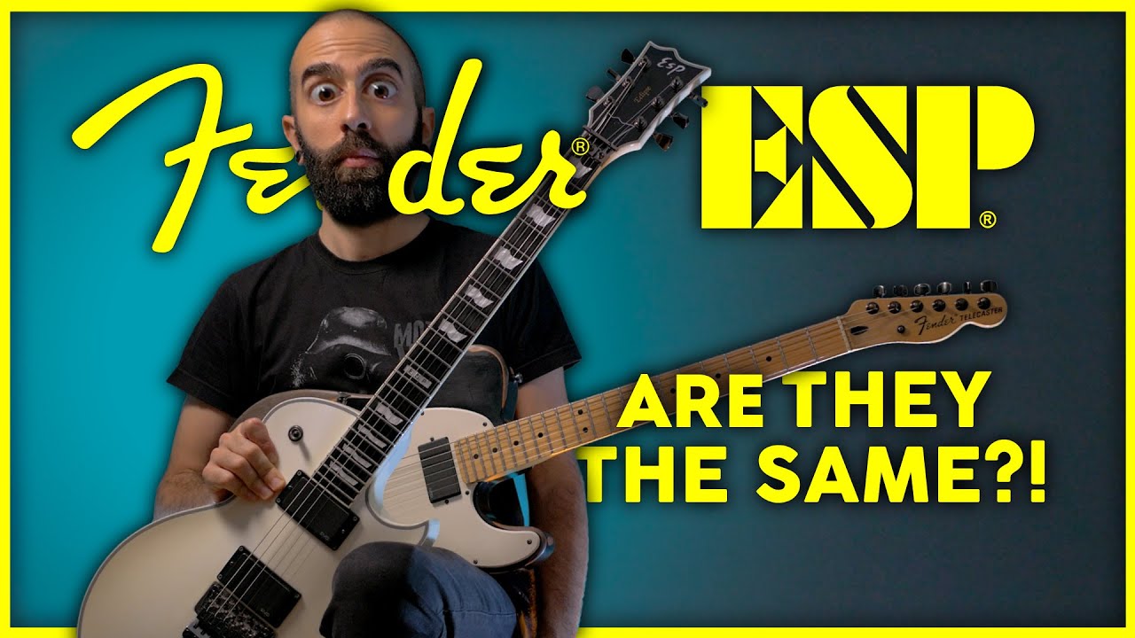 ESP Eclipse VS Fender Jim Root Telecaster Metal Comparison, Guitars with EMG 81 Sound the Same, Y/N?