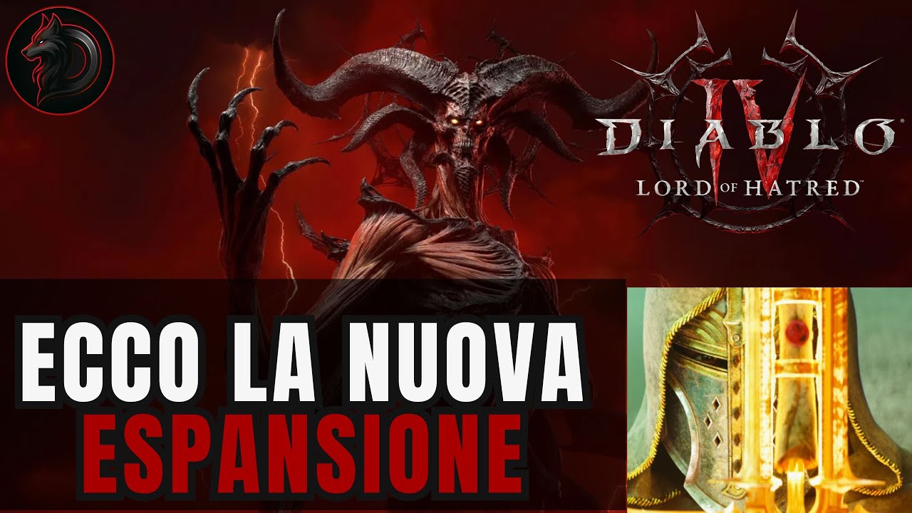 Diablo 4 ARRIVA LA NUOVA ESPANSIONE LORD OF HATRED - PALADIN IS COMING!
