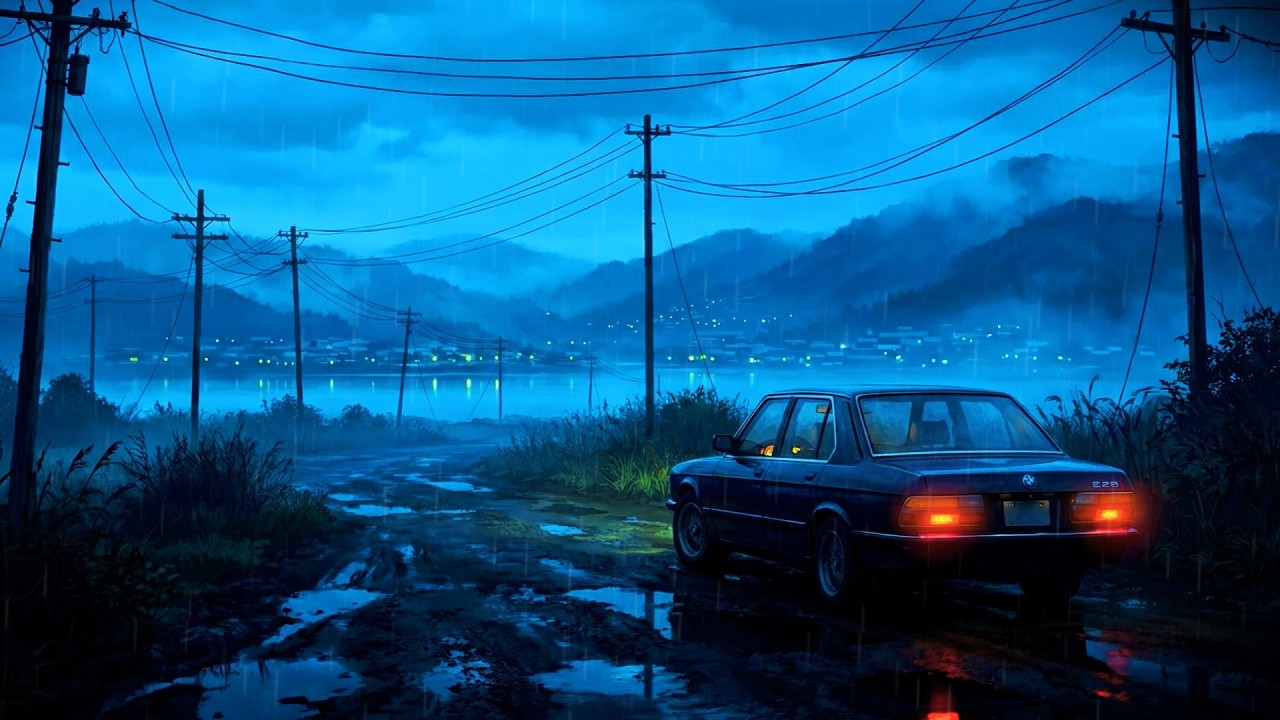 rest your head. the rain is here. | rainy night lofi
