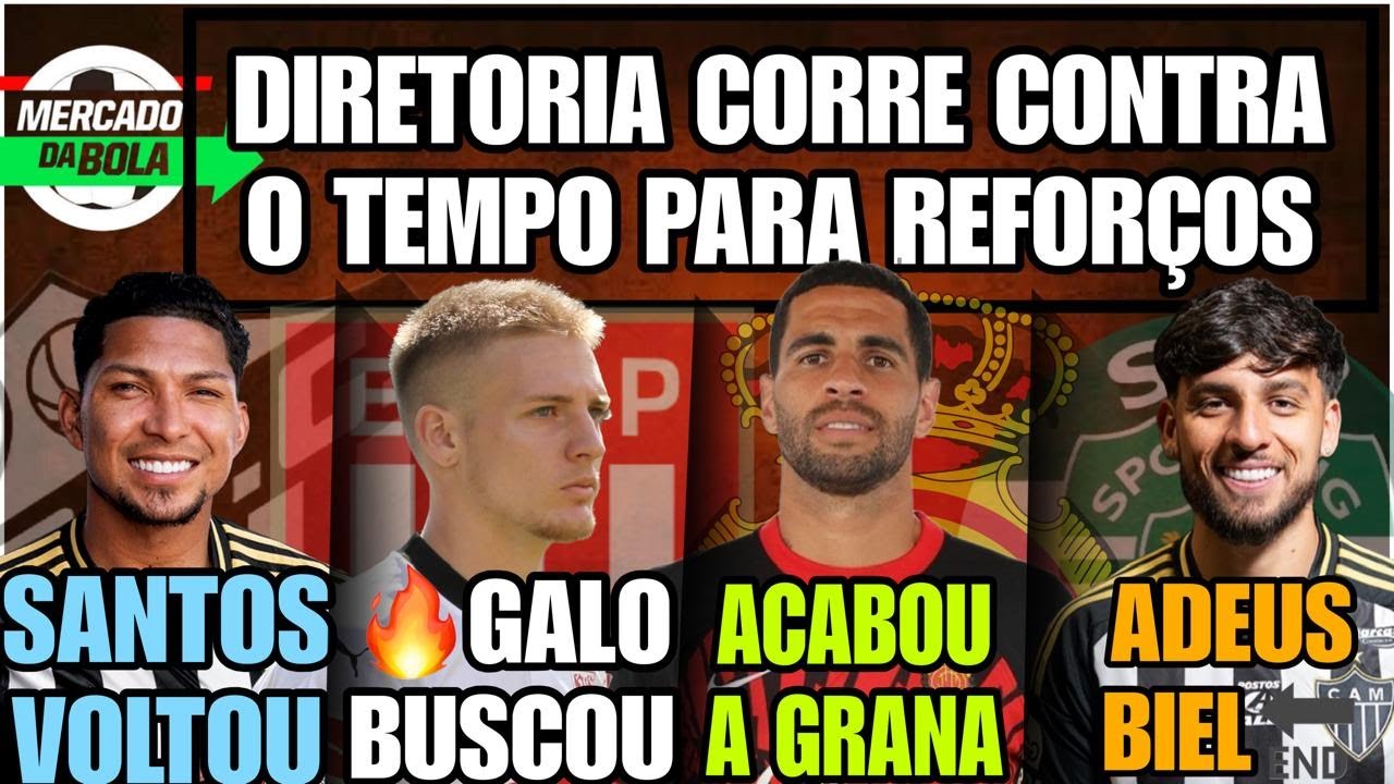 ⚫DIREOTRIA CORRE CONTRA O TEMPO🛑RONY SANTOS VOLTOU🔥OMAR MASCARELL♻️ASCACIBAR TEM ALGO?🚨BIEL DE SAÍDA