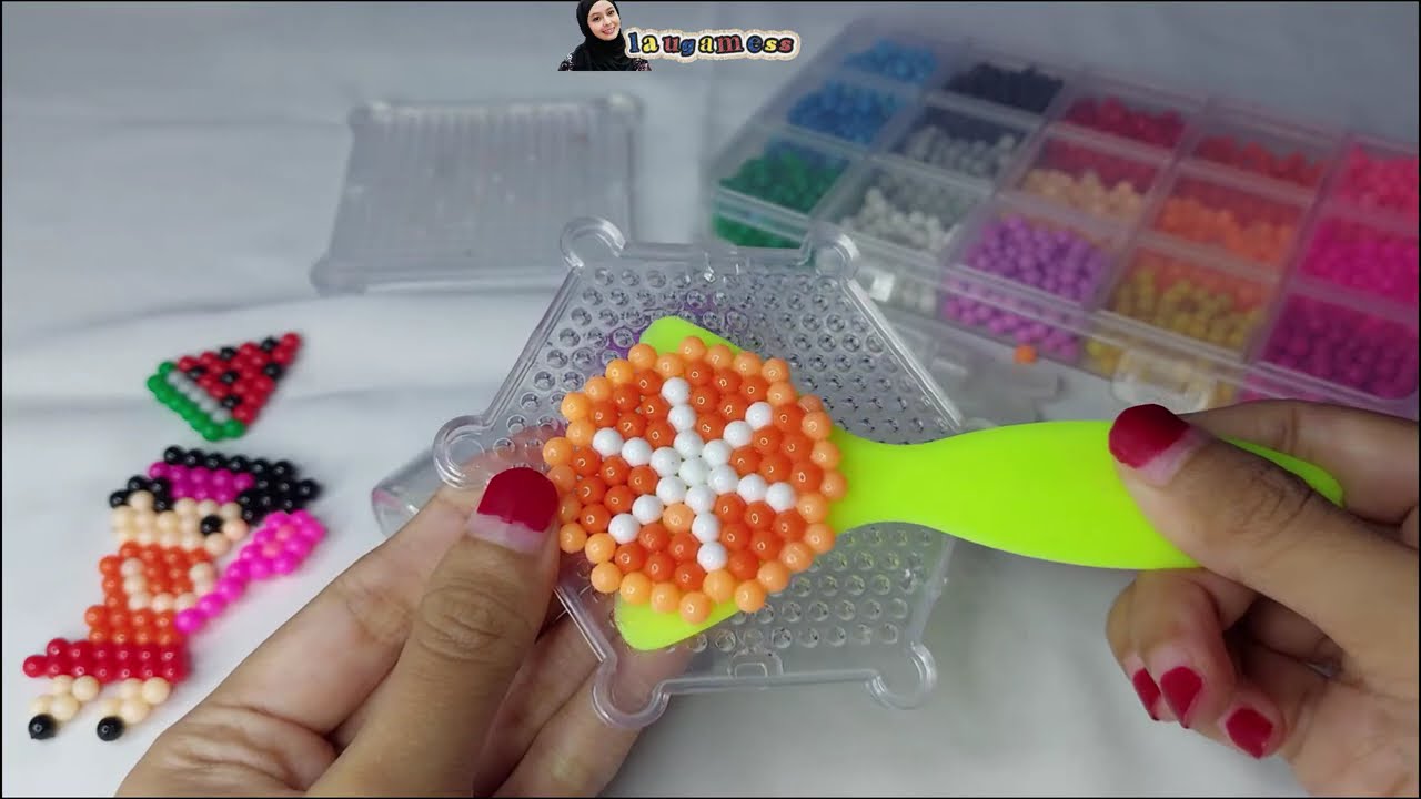 Adakah Yang Tau Buah Apa Ini? Buatnya Dari Aquabeads Loh 