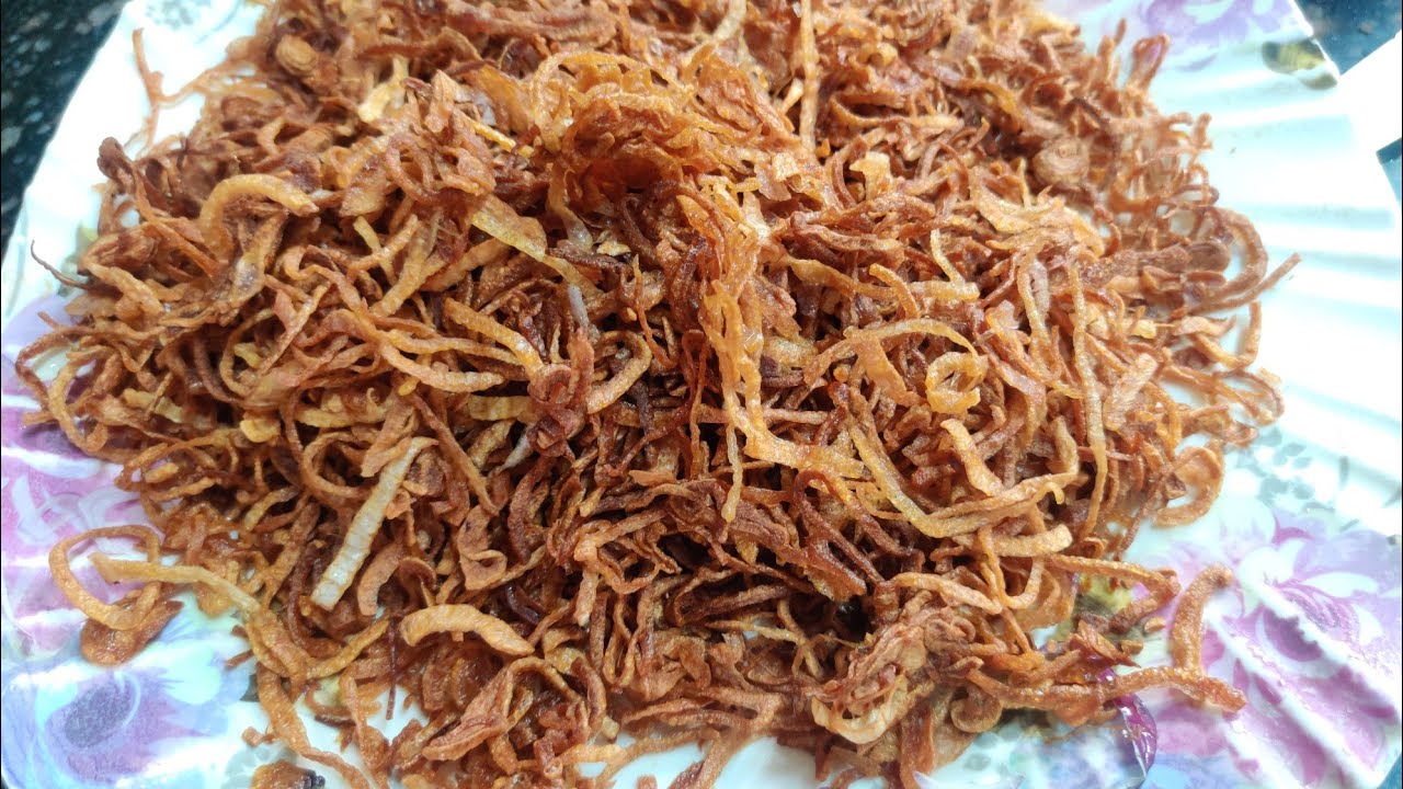 Multi_ talent world is live! How To make the perfect barista (crispy fried onions) for biryani, 