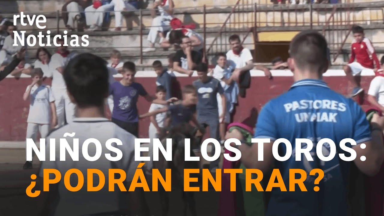 El GOBIERNO plantea PROHIBIR la ENTRADA de MENORES a los TOROS y otros ESPECT&Aacute;CULOS TAURINOS | RTVE