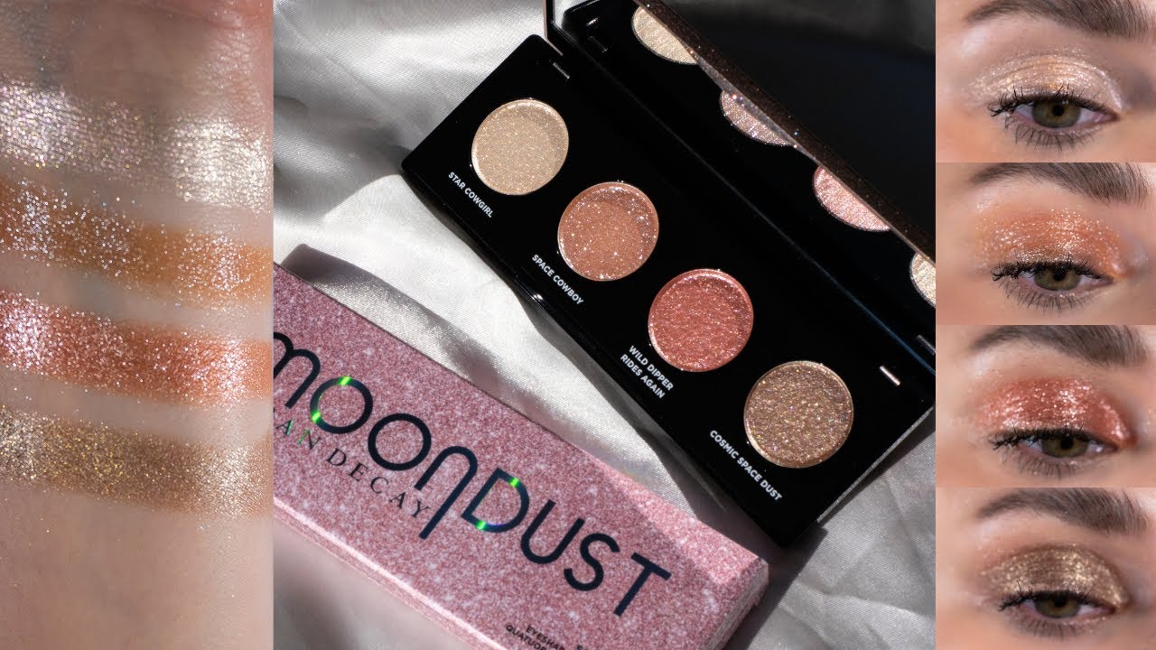 Urban Decay Space Rider Moondust Palette | Detailed Swatches, Eye Swatches, Comparisons