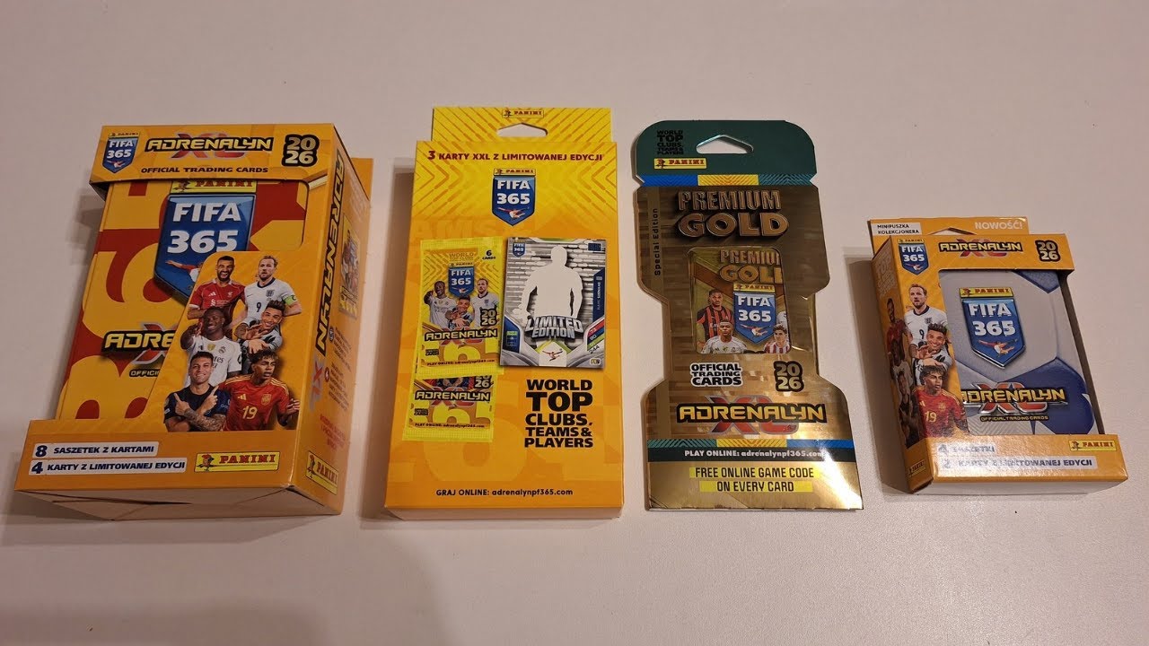 TRAFIŁEM KARTĘ Z AUTOGRAFEM? OTWIERAM 4 PRODUKTY Z PANINI FIFA 365 2026