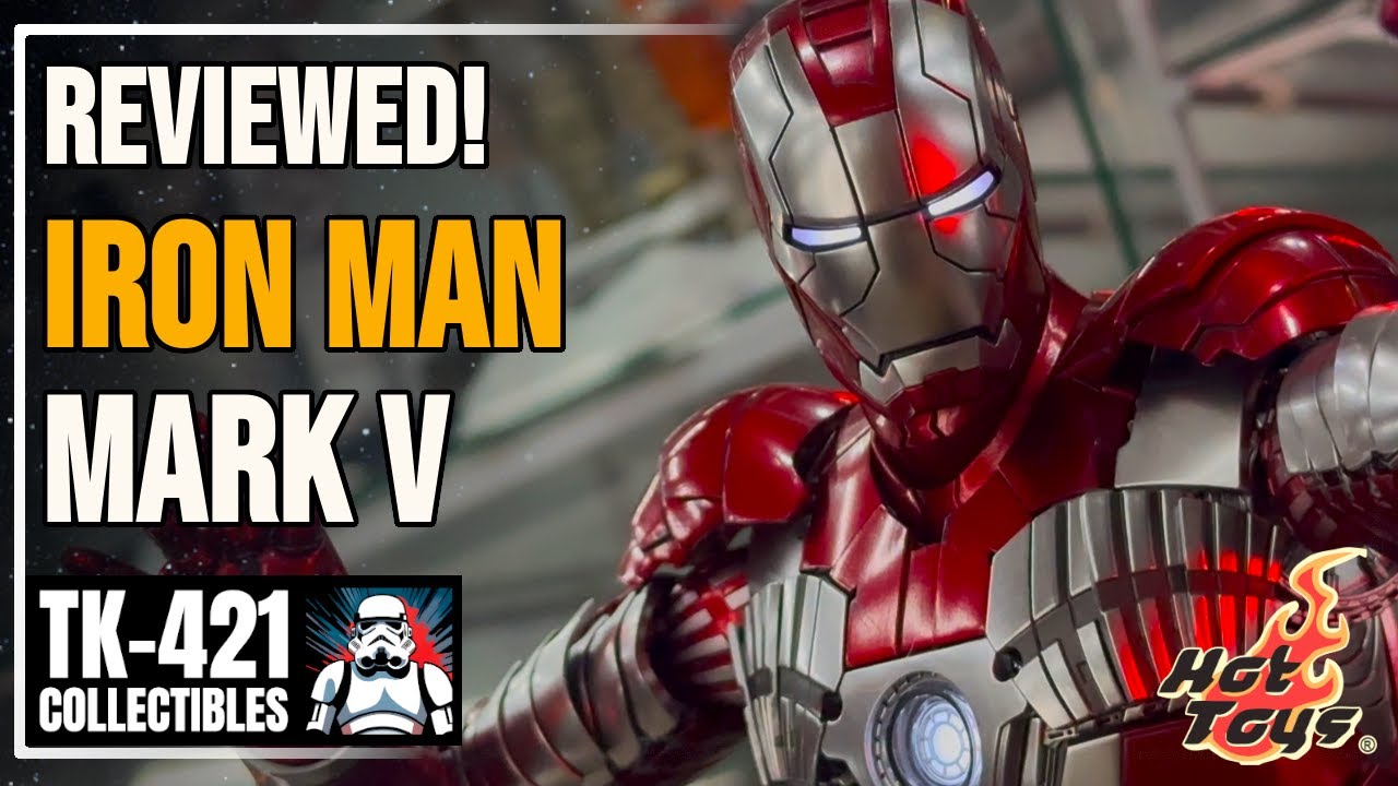 Hot Toys Diecast IRON MAN MARK V Unboxing! My FIRST Iron Man Figure & It’s GLORIOUS! MMS400 D18