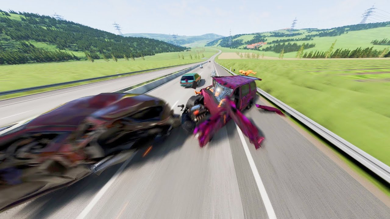 Extreme Acceleration, Epic Devastation BeamNG's Most Insane Crash! #3