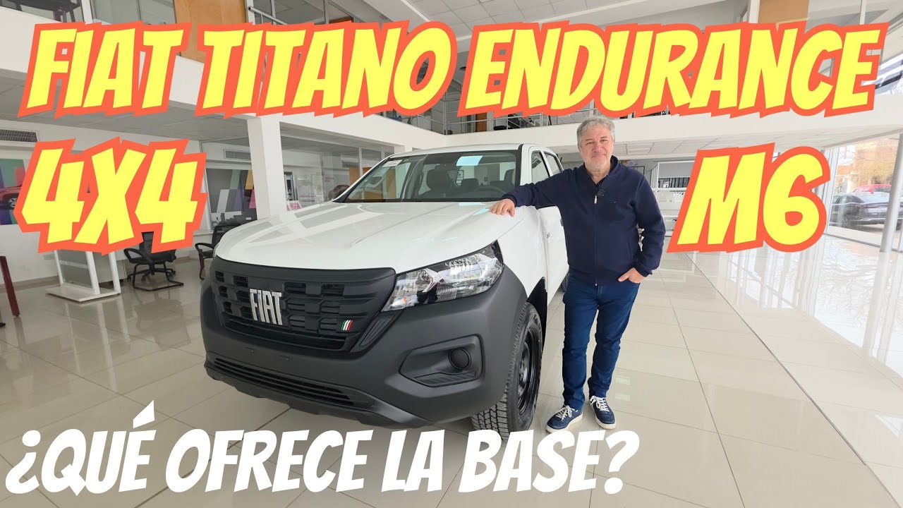 FIAT TITANO ENDURANCE M6 4X4. ¿Qué trae la base y qué diferencias de tracción vs. AT8? (7.7.25)