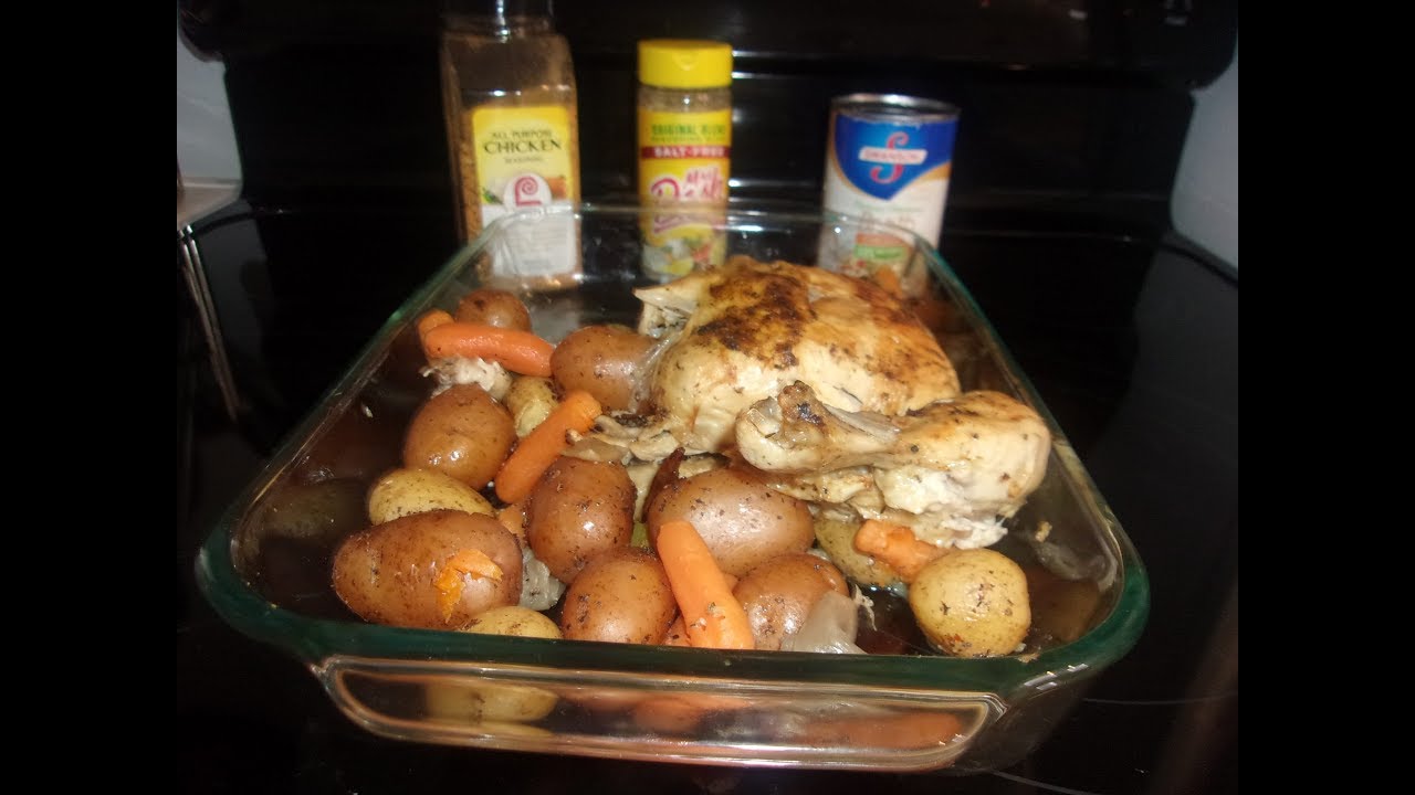 NINJA FOODi DELUXE and WHOLE CHICKEN and VEGGIES