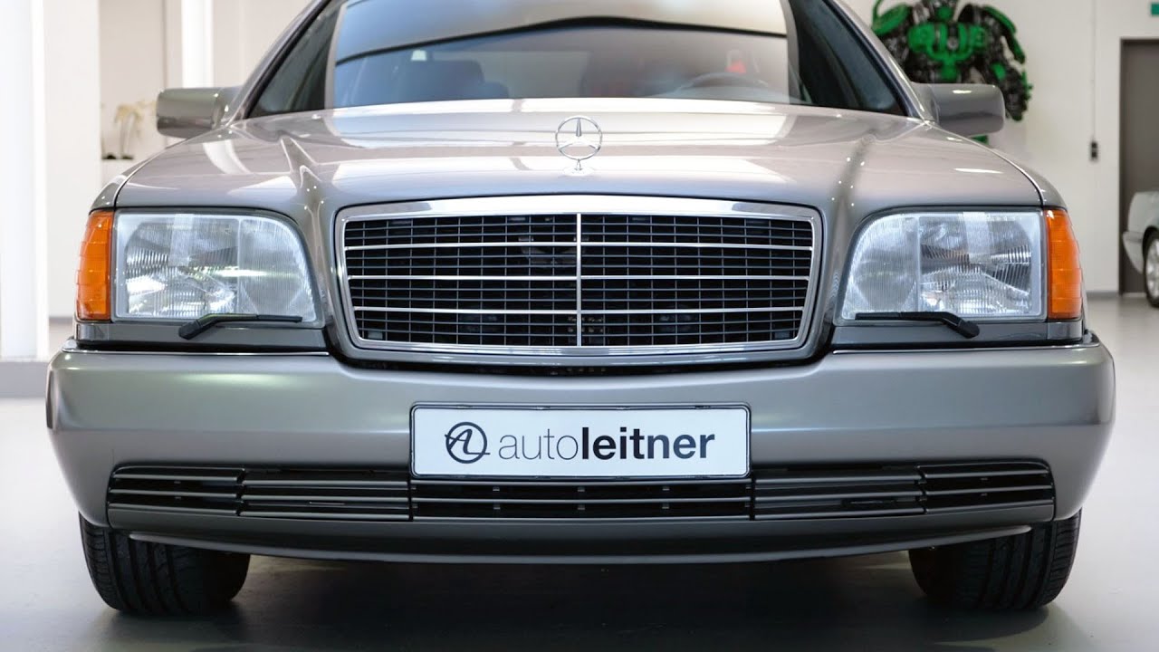 w140 Mercedes-Benz 600 SEL real S-class with the V12 engine