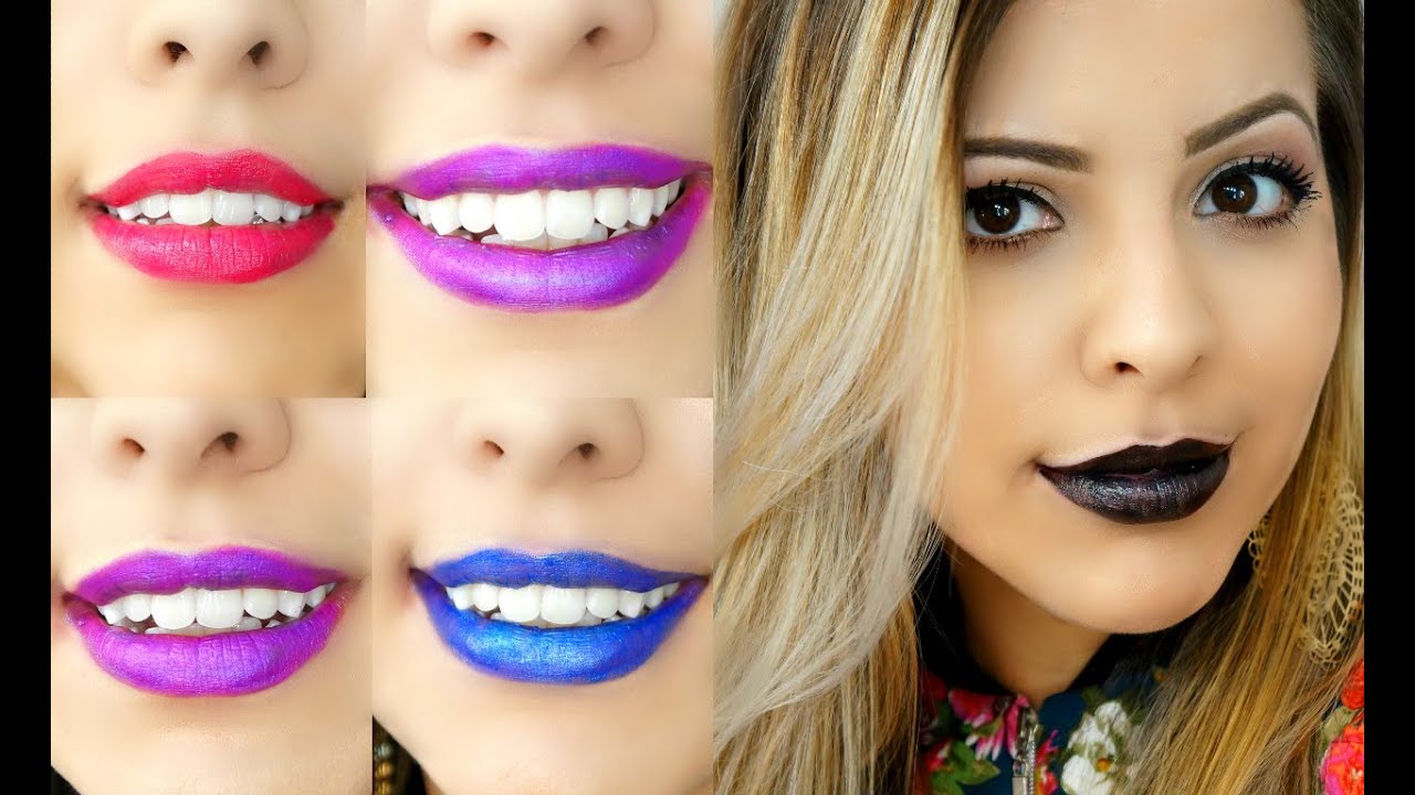 Como fazer batom (de qualquer cor) /DIY: Como Fazer BATONS COLORIDOS Com SOMBRA