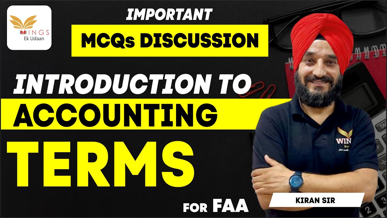 MCQs Discussion on Introduction to Accounting #accouting #jammukashmir #faa
