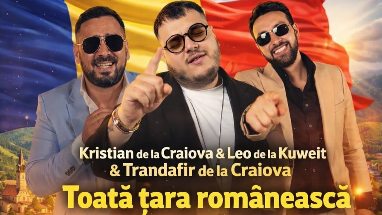 Kristian de la Craiova & Trandafir  de la Craiova & Leo - Toata tara romaneasca (oficial video)
