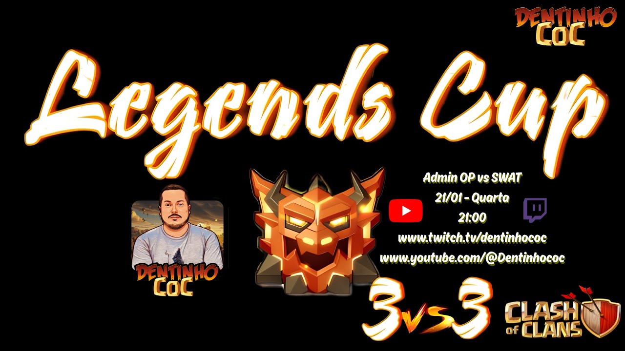 ADMIN OP vs SWAT - LEGENDS CUP - CLASH OF CLANS