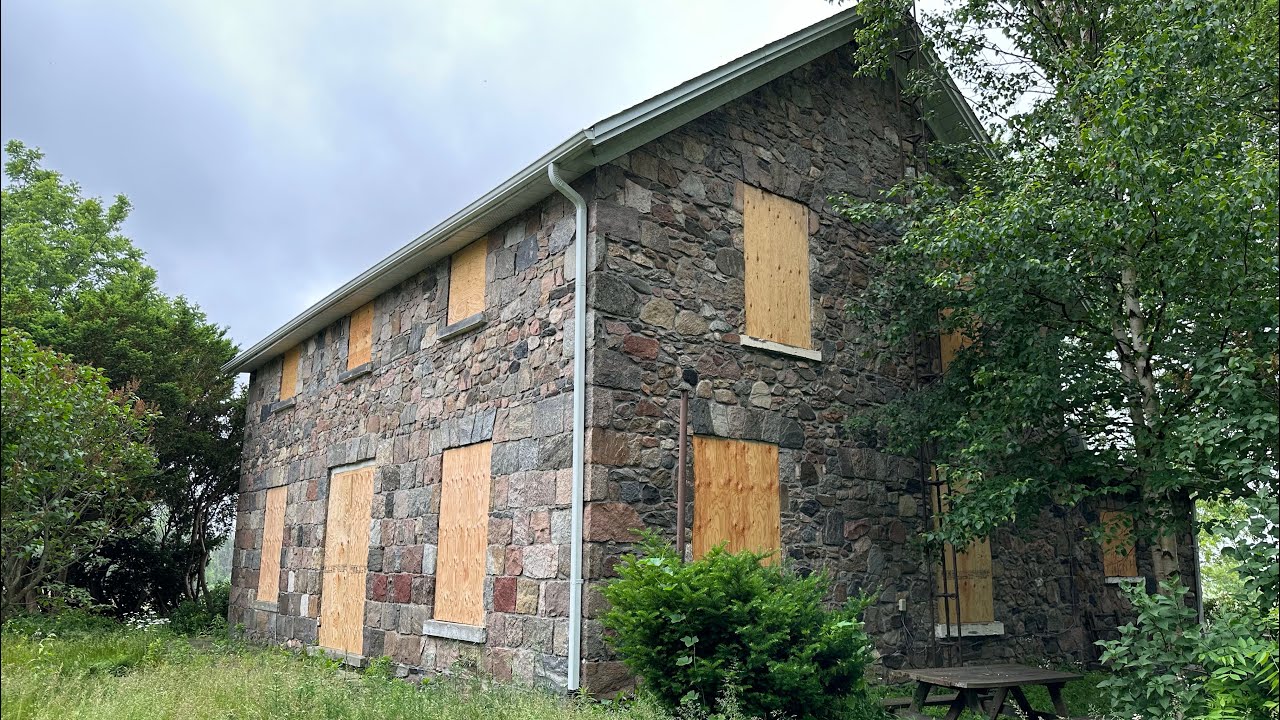 Exploring an ABANDONED historical stone house built in 1865