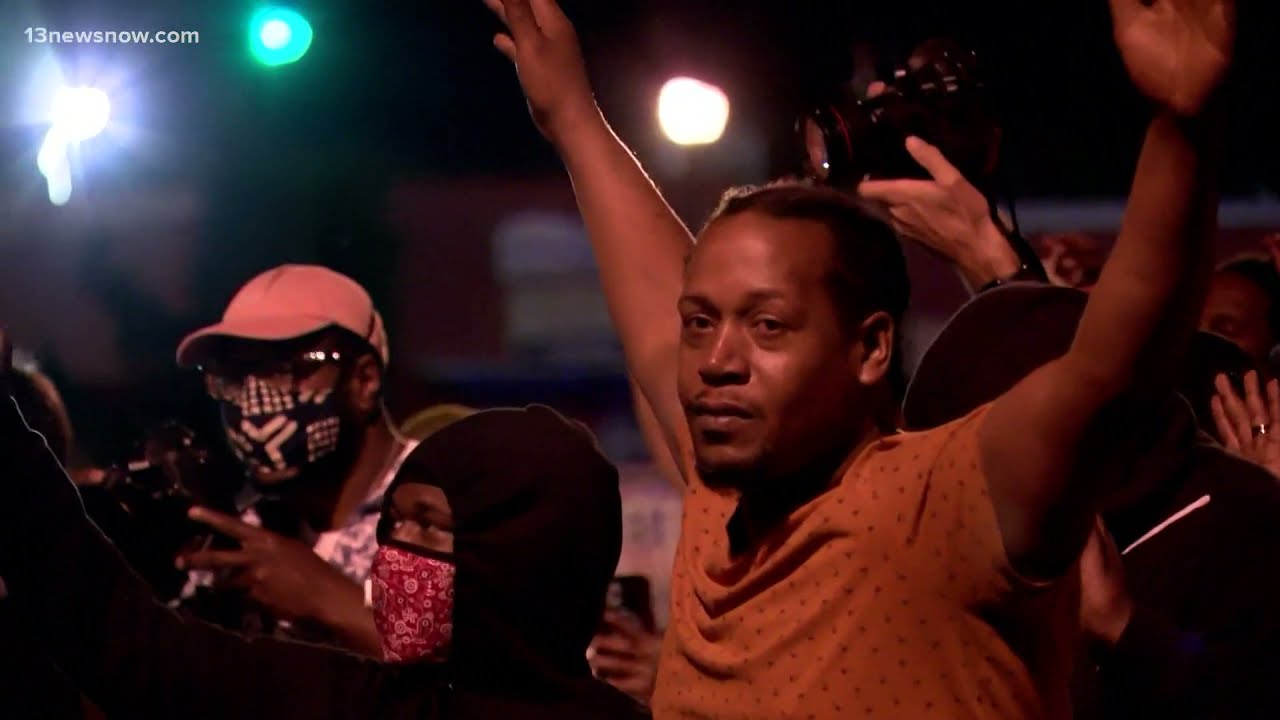 Police arrest Elizabeth City protesters after curfew