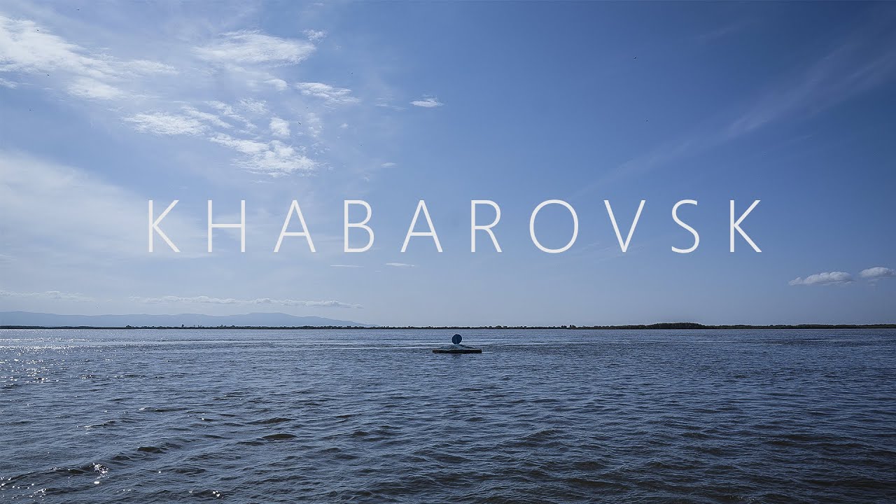 Walking Random Streets Around Down Town at Day in Khabarovsk City FullHD City Ambience