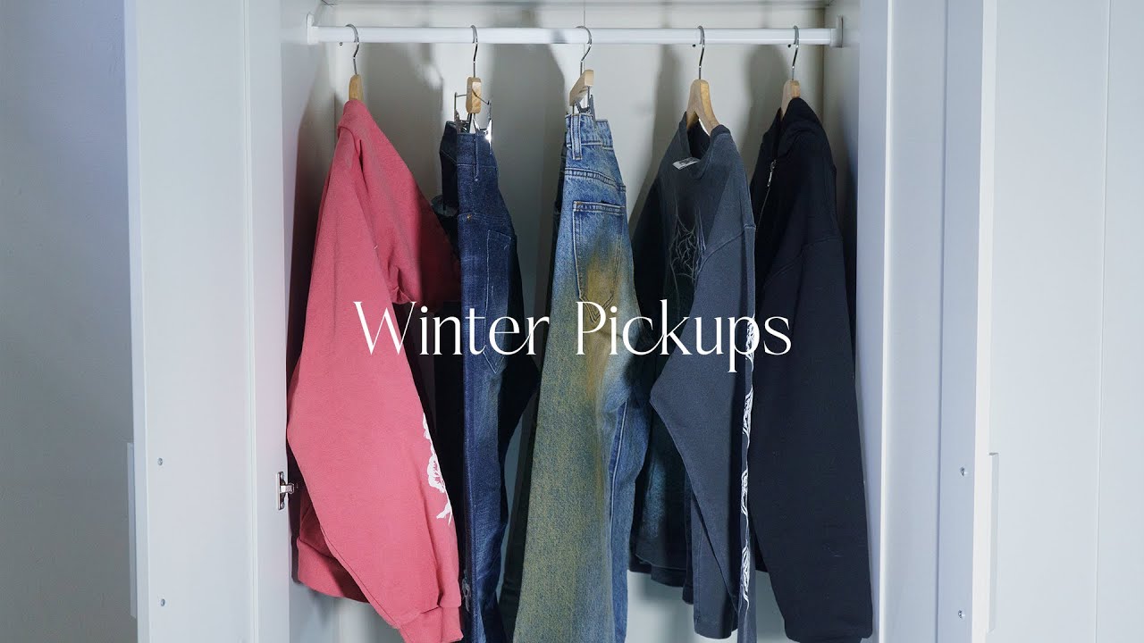 winter 2025 pickups (rick owens, hysteric glamour, basketcase gallery + more)