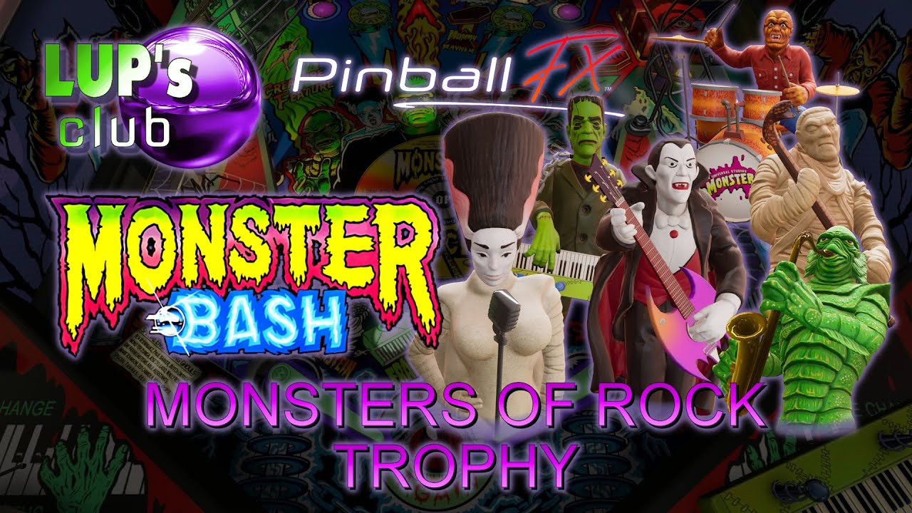 Pinball FX 🔴 Williams Pinball: Monster Bash ► Monsters of Rock Trophy