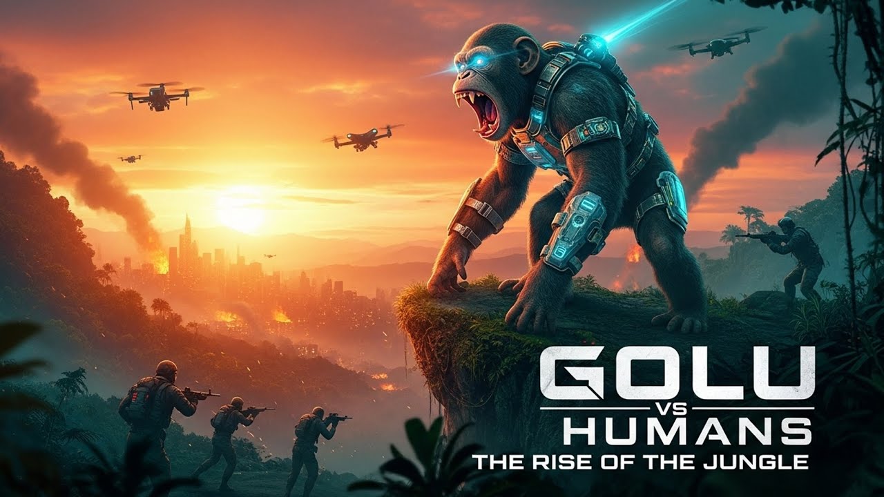Golu Vs Humans: The Rise of the Jungle | AI Generated Epic Tiger Action Movie Trailer (4K) trailer