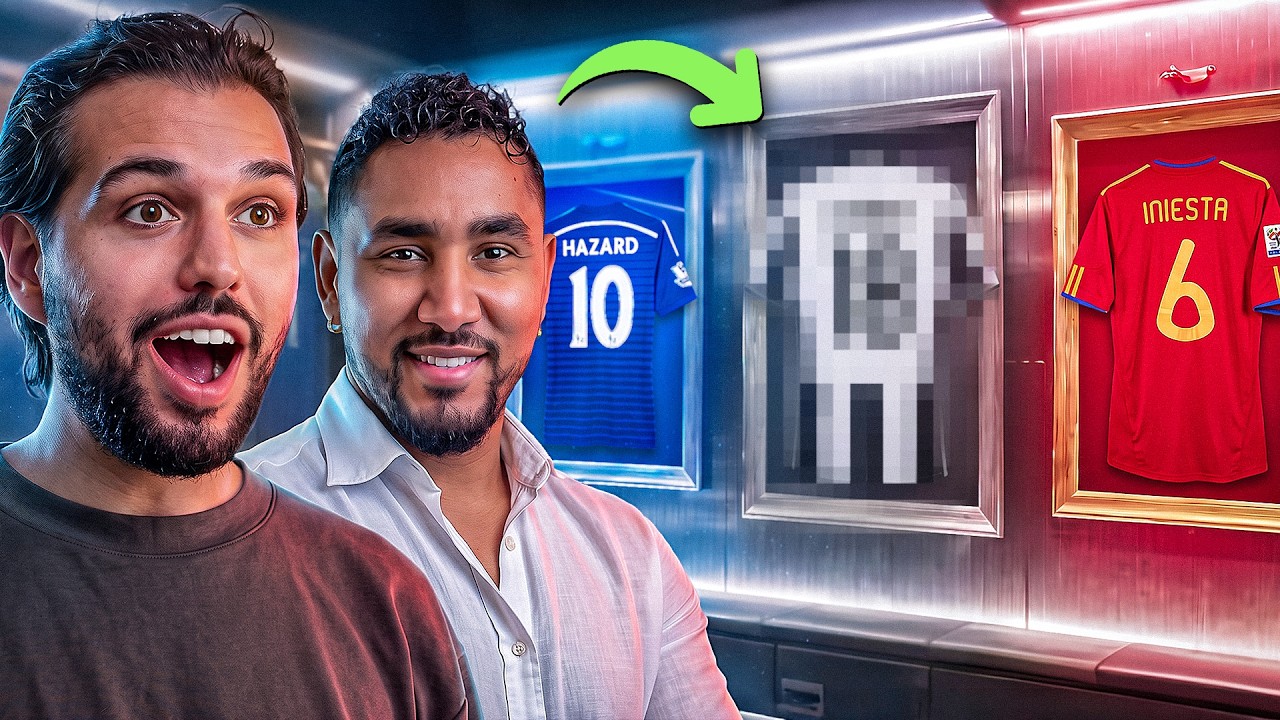DIMITRI PAYET me montre une partie de sa COLLECTION DE MAILLOTS PORT&Eacute;S 👕🔥