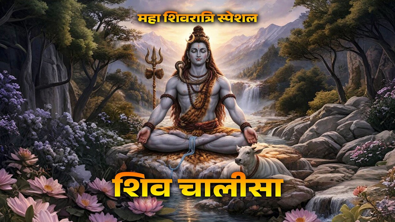 शिव चालीसा, Shiv Chalisa I By Sacred_Shorts | Lyrical Video | #shivchalisa #shivratrispecial #bhajan