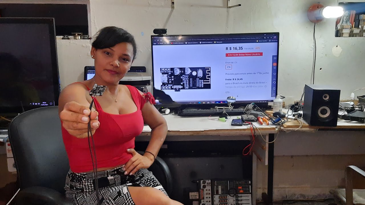 Veja como colocar placa bluetooth no som antigo sem precisar abrir