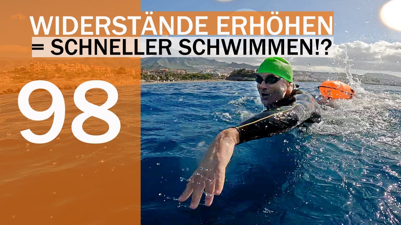 WIDERSTAND MAXIMIEREN =  SCHNELLER SCHWIMMEN? | Druck finden und dadurch schneller schwimmen Tipp 98