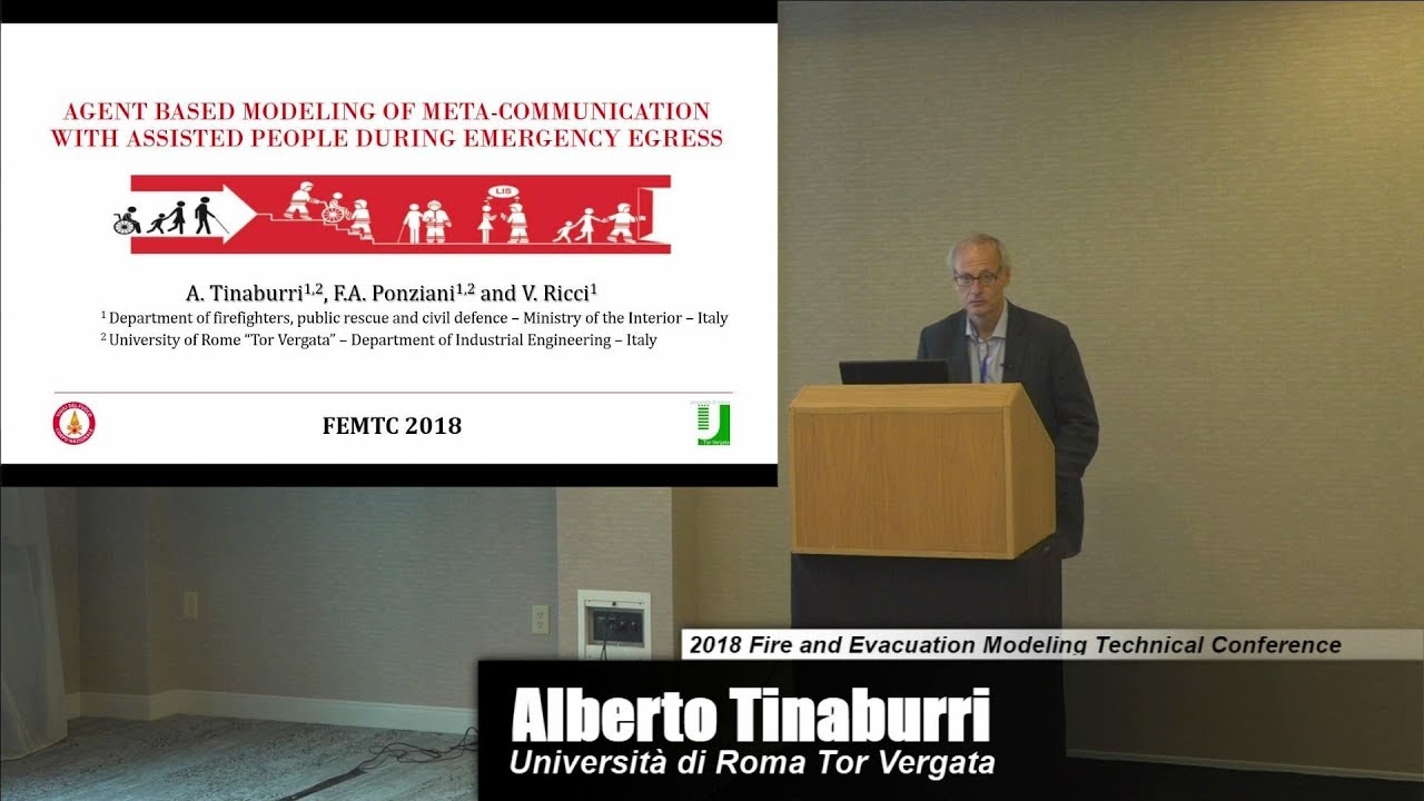 Agent-Based Modeling of Meta-Communication with Assisted People During Emergency Egress