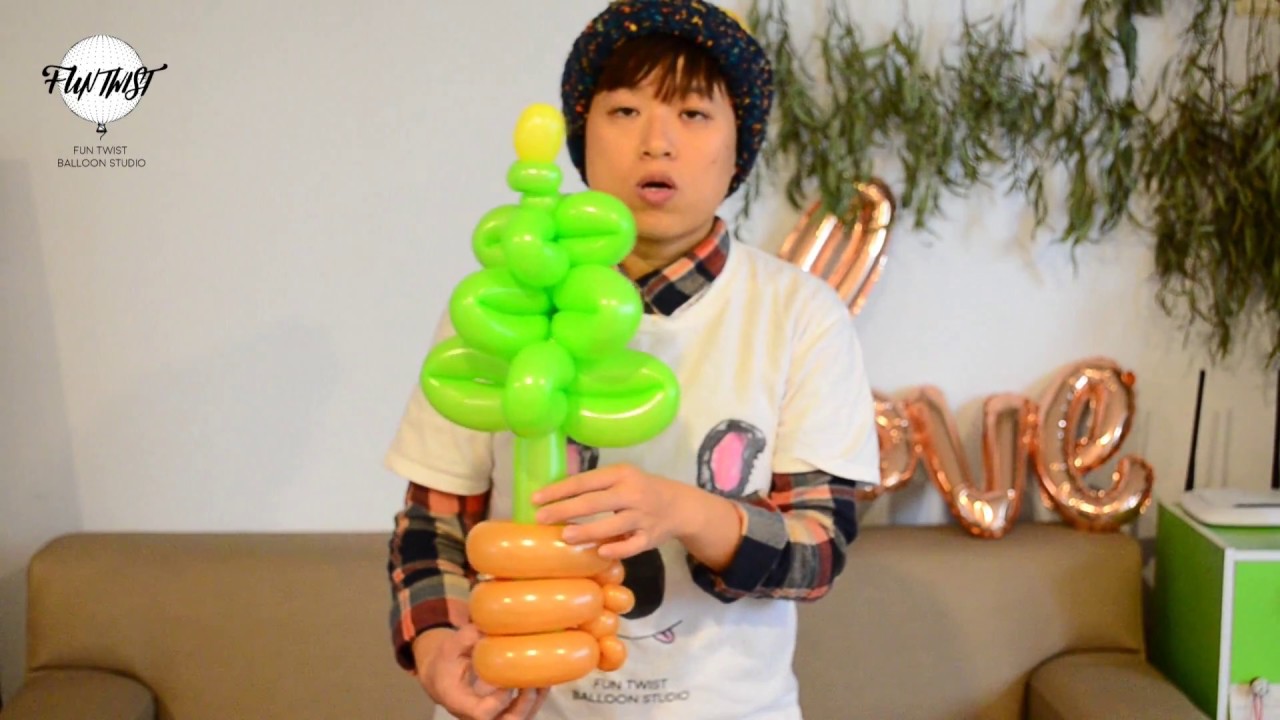 【氣球DIY】氣球聖誕樹教學-Balloon Christmas Tree