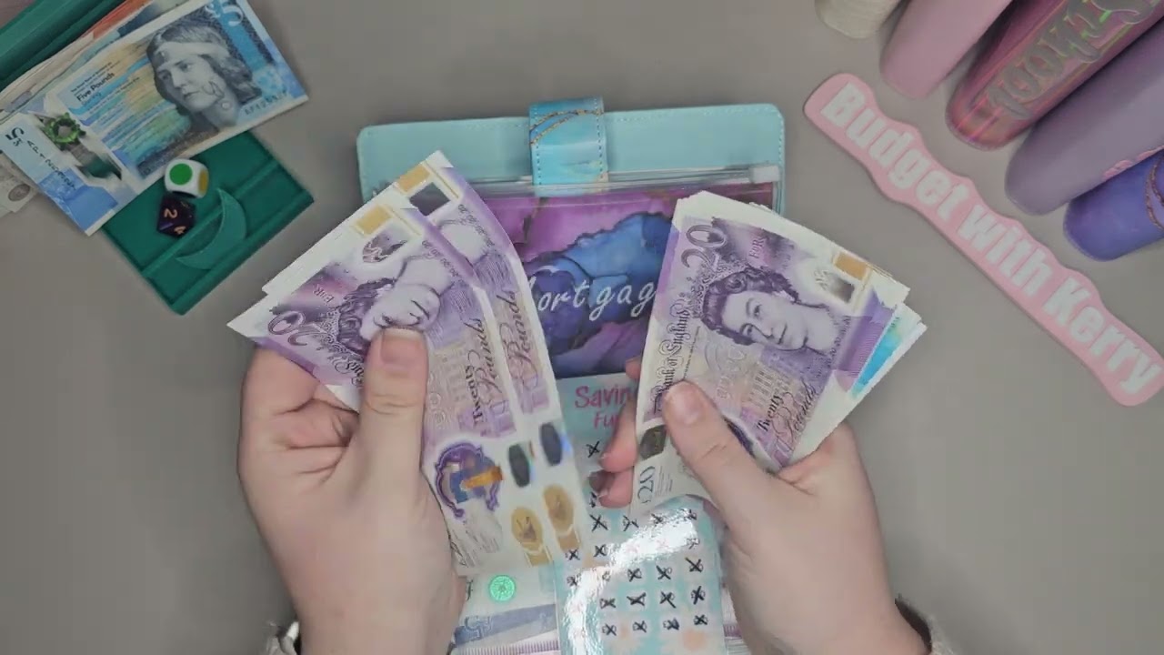 Cash envelope stuffing £190 | Sinking funds, savings challenges & budget UK